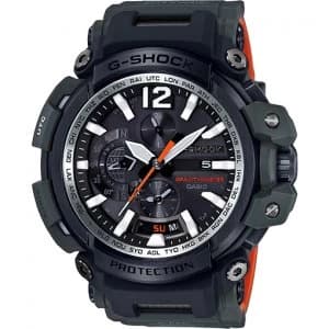 Casio G-SHOCK GRAVITYMASTER 200M Water Resistance Bluetooth GPS Watch GPW-2000-3A - Green and Orange
