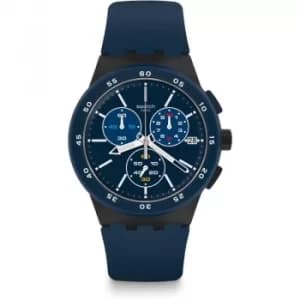 Mens Swatch Chrono Plastic Blue Steward Watch