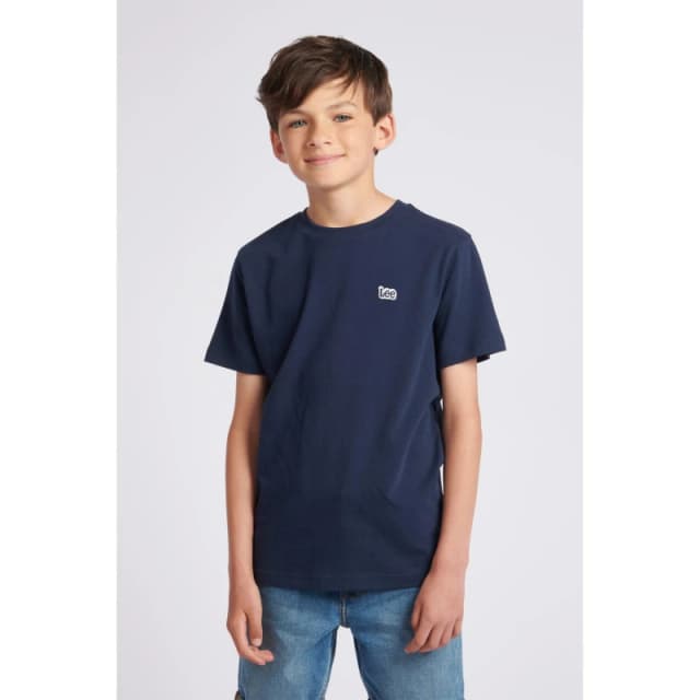 Lee Kids Classic Regular Fit T-Shirt Navy blazer male 9-10 (M)