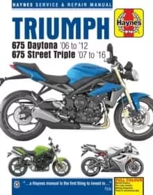 Triumph 675 Daytona (06 - 12) & Street Triple (07 - 16)