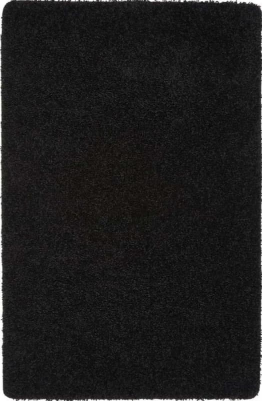 MY RUG Machine Washable Shaggy Stain Resistant Rug Black 060X100CM;080X120CM;100X150CM;140X200CM