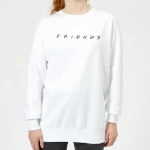 Friends Logo Womens Sweatshirt - White - 3XL