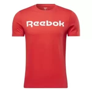 Reebok Graphic Logo T-Shirt Mens - Red