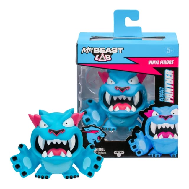 Mr Beast Lab Mr Beast Lab Vinyl Camo Panther Figure
