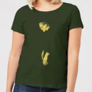 Universal Monsters Frankenstein Illustrated Womens T-Shirt - Forest Green - L