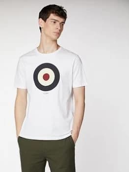 Ben Sherman Target T-Shirt - White, Size L, Men