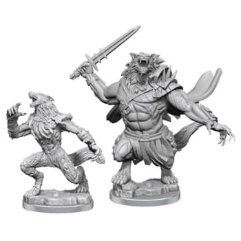 Magic The Gathering Unpainted Miniatures (W4) - Arlinn Kord & Tovolar