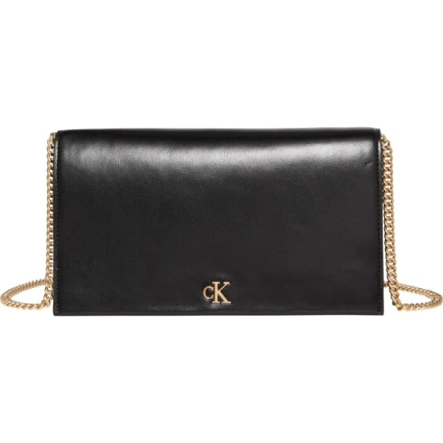 Calvin Klein Womens CK L Wallet On Chain Black female One Size