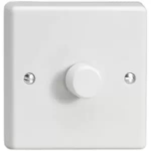 Varilight Classic 1x400W 1 Gang 1 Way Dimmer Knob (Single HQ1W) - White