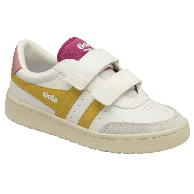 Gola Falcon Strap girls's Children's Shoes (Trainers) in White