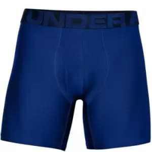 Under Armour 2 Pack 6" Tech Boxers Mens - Blue
