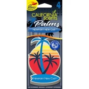 California Car Scents Newport New Car Air freshener (Case Of 4)
