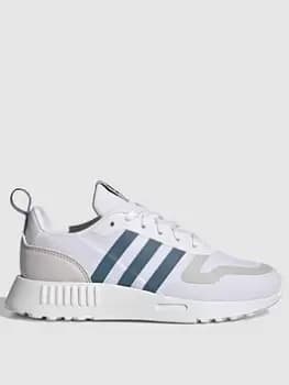 adidas Originals Kids Multix, White/Blue, Size 10