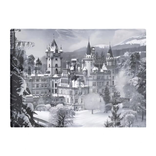 Warren Reed Designer Snow Covered Balmoral Castle Chopping Board