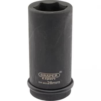 Draper Expert 3/4" Drive Deep Hexagon Impact Socket Metric 3/4" 28mm