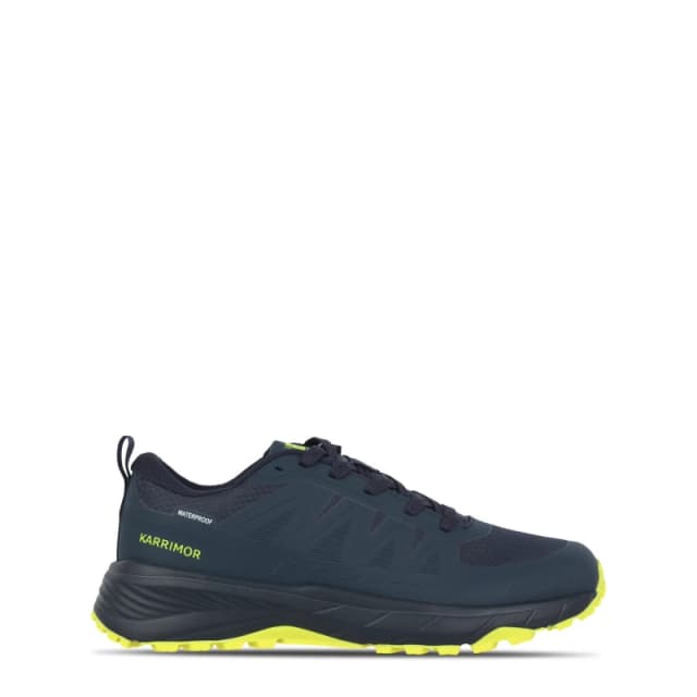 Karrimor Caracal Waterproof Mens Trainers Navy/Fluo male 7 (41)