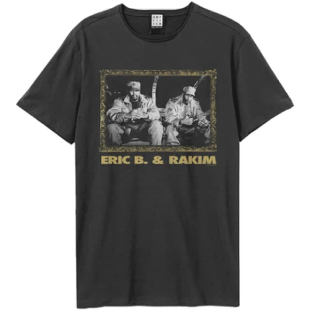 Amplified Amplified Men Group Frame Eric B. & Rakim T-Shirt in Charcoal Size: X-Small Charcoal XS Male 5063652157305