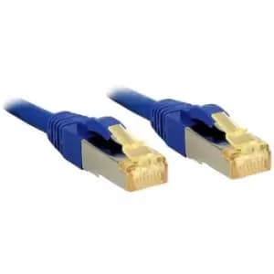 LINDY 47283 RJ45 Network cable, patch cable CAT 6a (CAT 7 cable) S/FTP 10.00 m Blue
