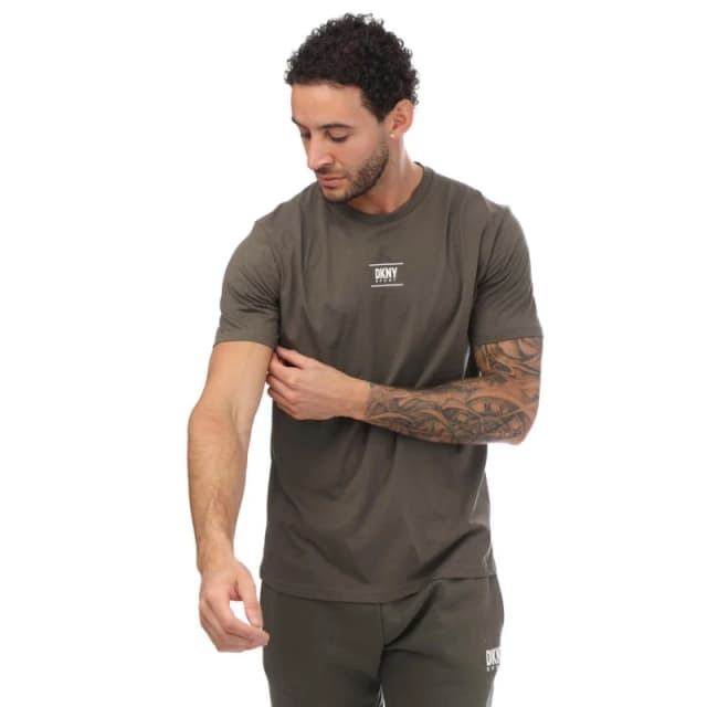 DKNY Printed Logo T-Shirt - Green Green S
