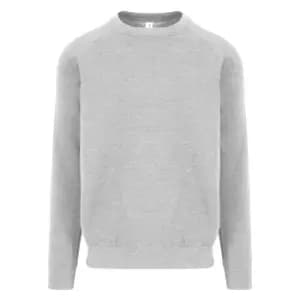 AWDis Just Hoods Mens Graduate Heavyweight Sweatshirt (3XL) (Heather Grey)