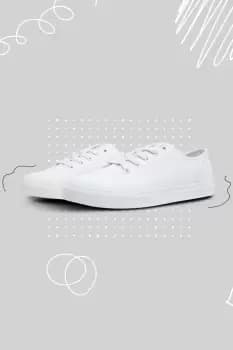 HYPE White PUMP KIDS TRAINERS