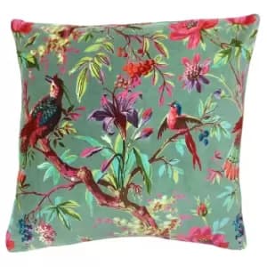 Paradise Velvet Cushion Mineral, Mineral / 50 x 50cm / Cover Only