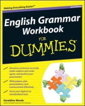 English Grammar Workbook for Dummies by Geraldine Woods Book