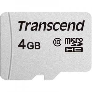 Transcend Premium 300S microSDHC card 4GB Class 10