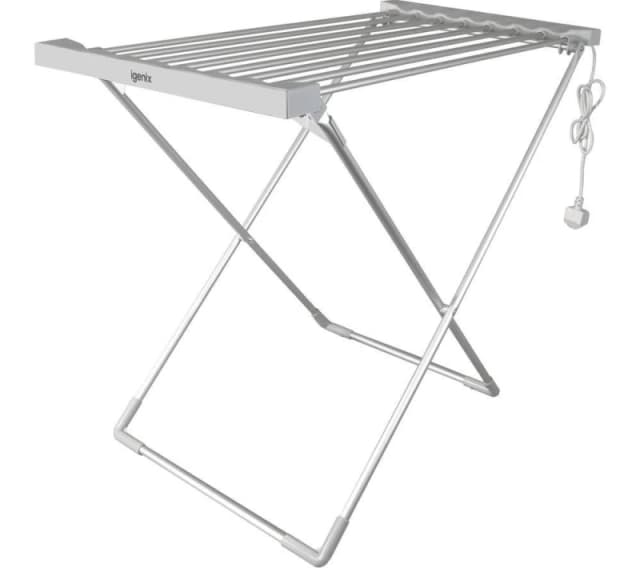 IGENIX IGHA068S Heated Clothes Airer - Silver 5016368006481