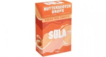 Sula Sugar Free Butterscotch - 42g (Case of 14) (14 minimum)