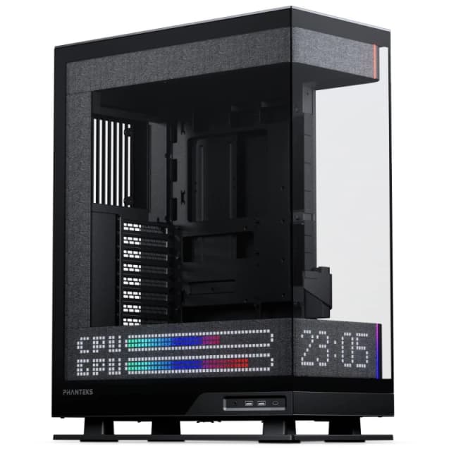 Phanteks Evolv X2 ATX Premium PC Case with LED Matrix DRGB - Charcoal Black - PH-ES524XM_DBK01