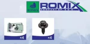 ROMIX Fastening Element, engine cover 90244 RENAULT,CLIO II (BB0/1/2_, CB0/1/2_),KANGOO (KC0/1_),KANGOO Express (FC0/1_),CLIO II Kasten (SB0/1/2_)