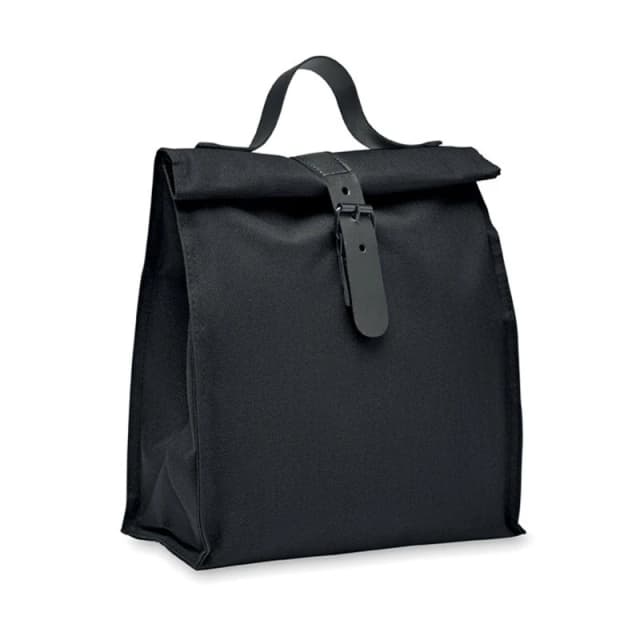Treat Republic Black Insulated Rolltop Cooler Bag Black unisex Standard