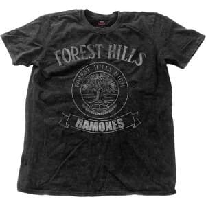 Ramones - Forest Hills Vintage Unisex Medium T-Shirt - Black