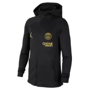 Nike Saint-Germain Strike Fourth Big Kids Jordan Dri-FIT Knit Soccer Tracksuit - Black