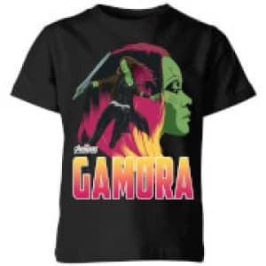 Avengers Gamora Kids T-Shirt - Black - 11-12 Years
