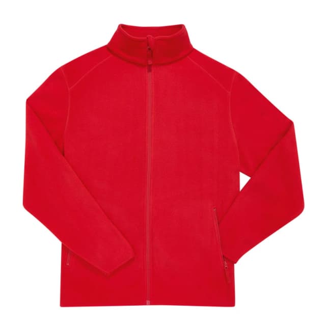 B&C Mens Reset Polar Fleece Jacket in Red Size: XS Red Male XS