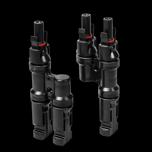 LogiLink Solar Y-Connector set. 2 pcs. male & female. PVC. for sol