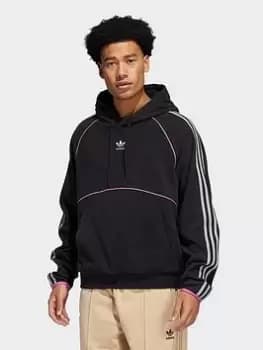 adidas Originals Polar Fleece Hoodie - Black Size M Men