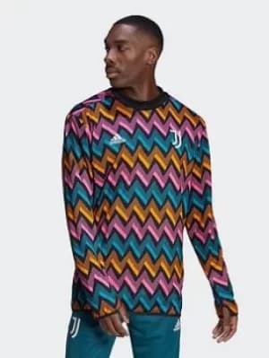 adidas Juventus Pre-match Warm Top, Black Size M Men