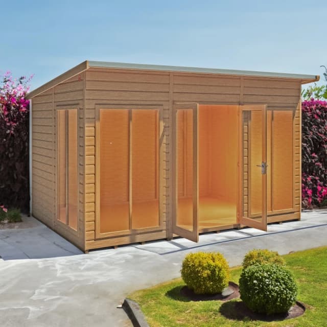Shire Lela 12ft x 8ft Summerhouse LELA1208DSL-1AA