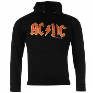 Official ACDC Hoody Mens - Red Logo