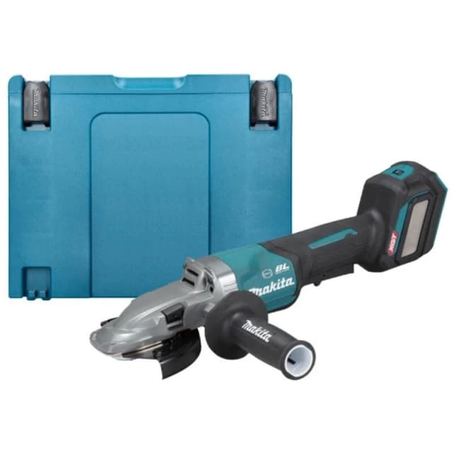 Makita GA056G 40v Max XGT Cordless Brushless Flat Head Paddle Switch Angle Grinder 125mm No Batteries No Charger Case GA056GZ01
