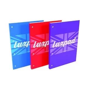 Silvine Luxpad Refill Pad Lined with Margin 320 Pages A4 Assorted Pack