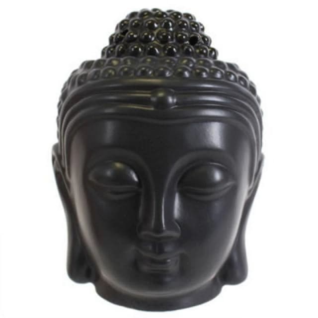 Something Different Something Different Buddha Head Oil Burner in Black One Size Unisex 5057819755664