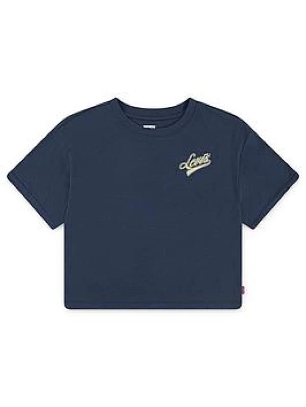 LEVI'S KIDS Chest Logo T-Shirt with Short Sleeves blue Baby 8Y (126CM);12Y (150CM);16Y (174CM)