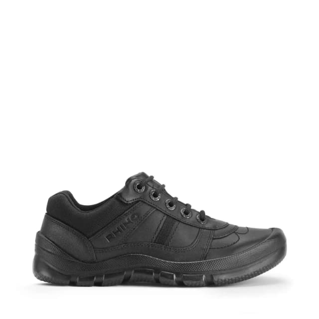 Start Rite Mens 'Rhino Sherman' Senior School Shoes in Black Size: 8G Black Male 8G