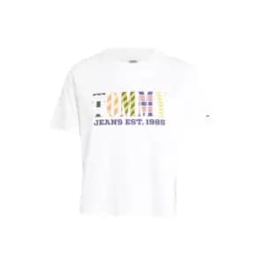 Tommy Jeans Tjw Cls Tj Luxe 2 Tee - White