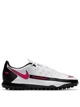Nike Mens Phantom Gt Club Astro Turf Football Boot, White/Pink, Size 10, Men