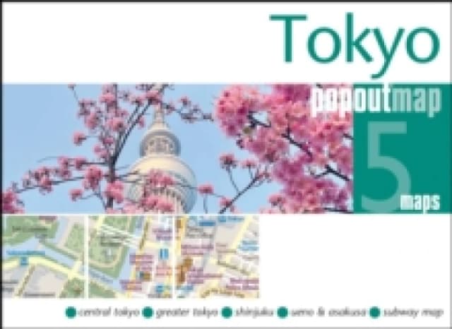 Tokyo PopOut Map Sheet map, folded